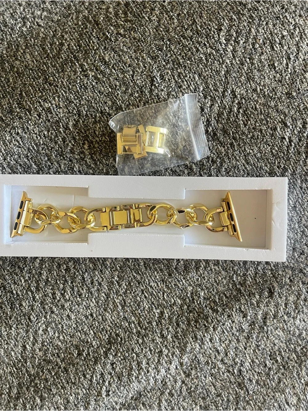 Gold Chain Link Apple Watch Band